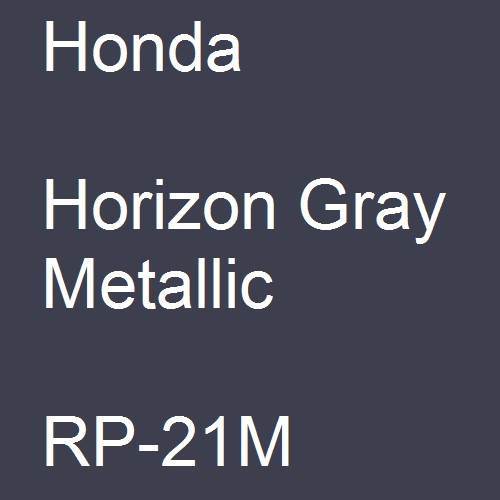 Honda, Horizon Gray Metallic, RP-21M.